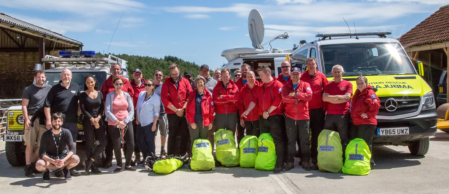 Scarborough & Ryedale MRT BBC Crimewatch group photo