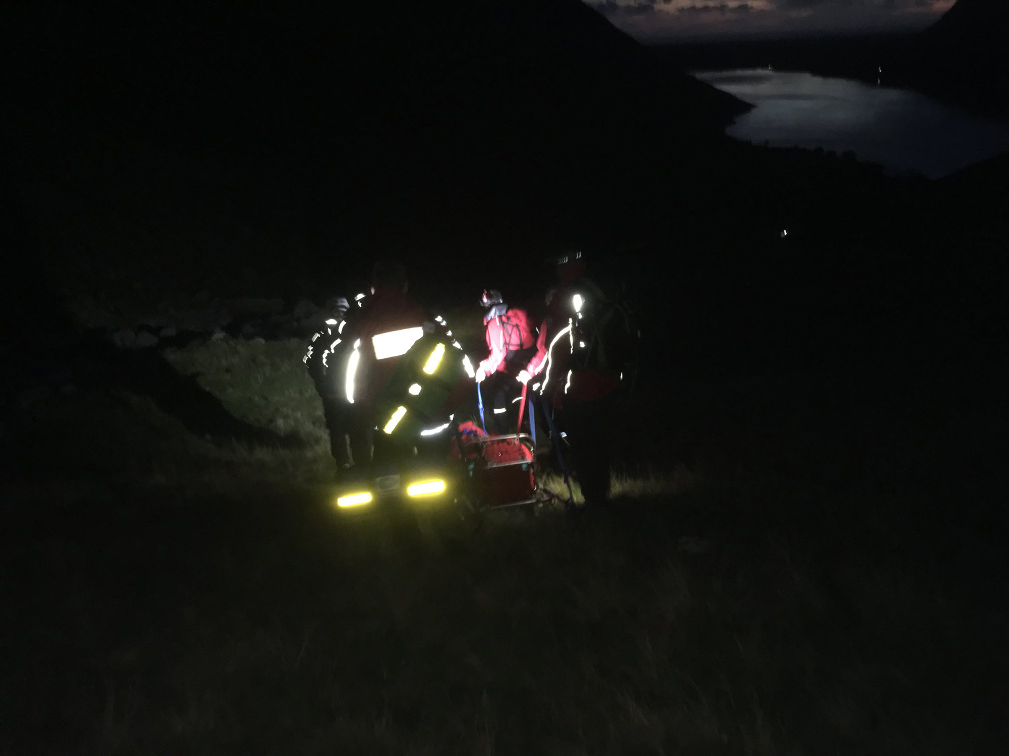 Wasdale MRT Scafell Pike night rescue