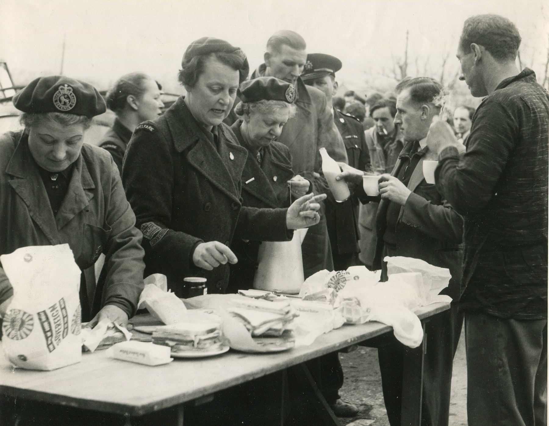 WVS ladies dispense refreshments