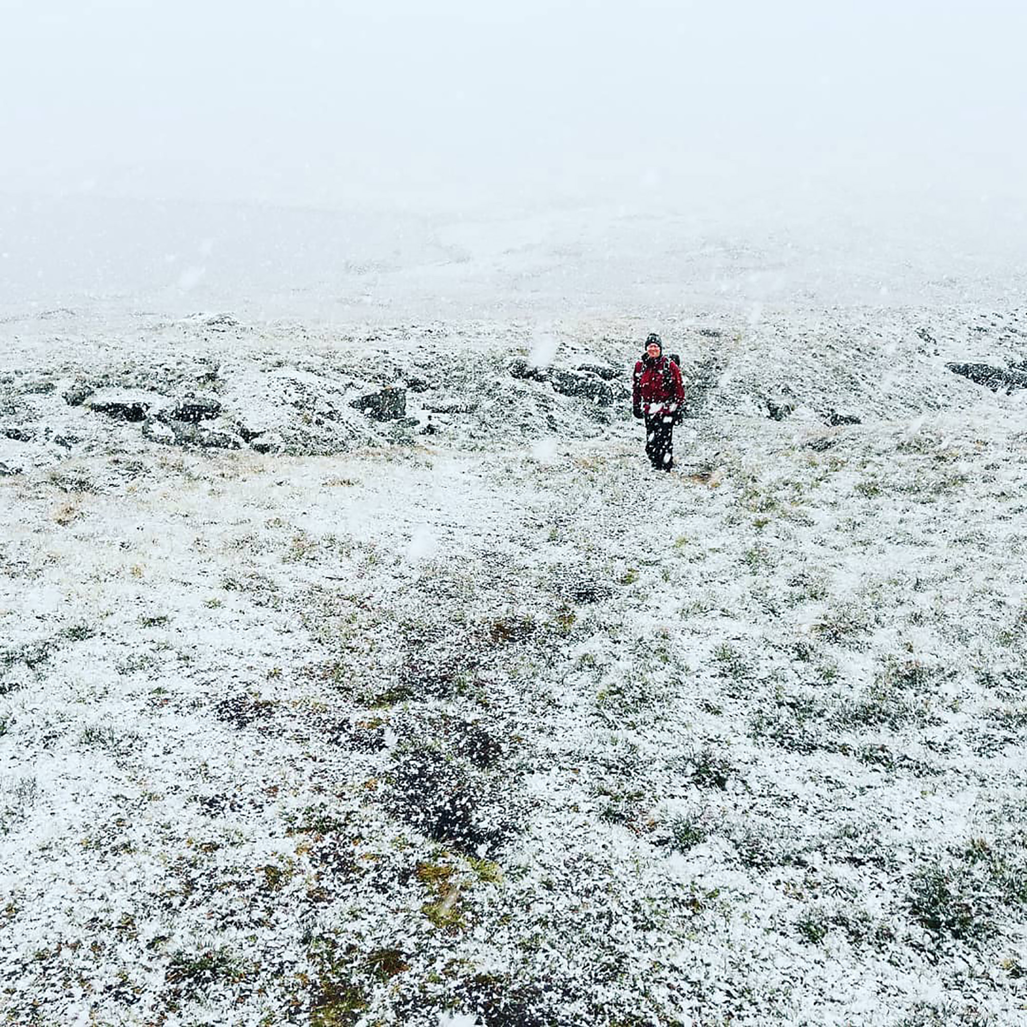 Snow on Helvellyn May 2019